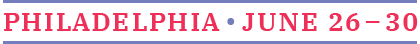 ALA Annual Conference 2025 - Philadelphia (June 26 - 30)